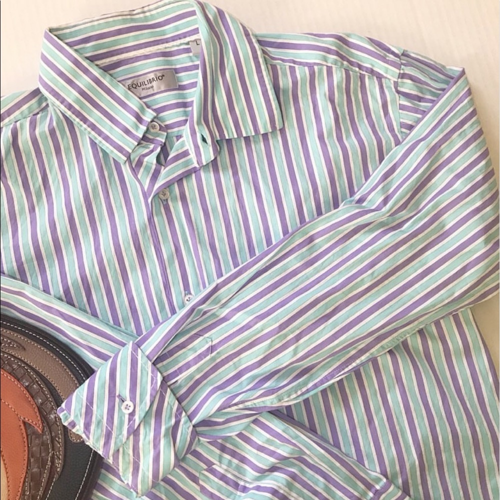 Striped Button-Up - Picture 4 of 4